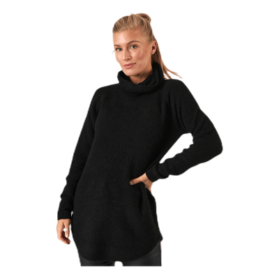 Ellen Ls Long  Knit Black