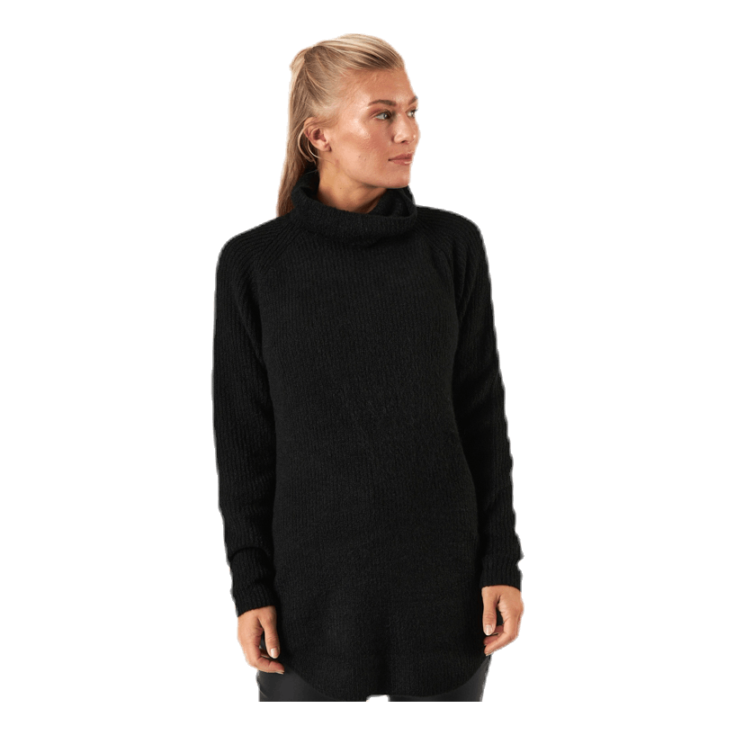 Ellen Ls Long  Knit Black