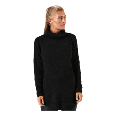 Ellen Ls Long  Knit Black