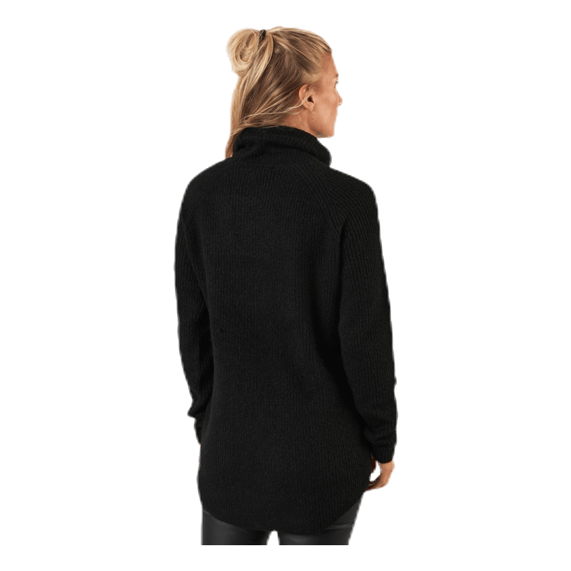 Ellen Ls Long  Knit Black