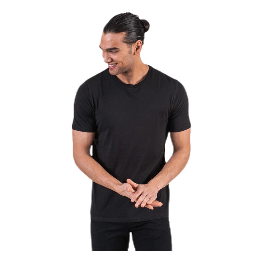 Organic Basic Tee Ss O-Neck Black