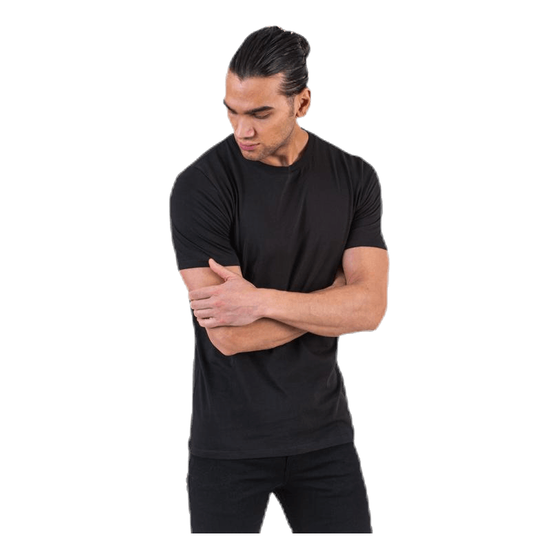 Organic Basic Tee Ss O-Neck Black