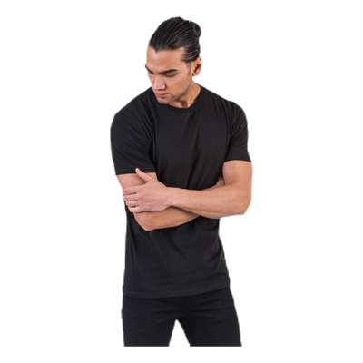 Organic Basic Tee Ss O-Neck Black