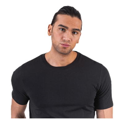 Organic Basic Tee Ss O-Neck Black