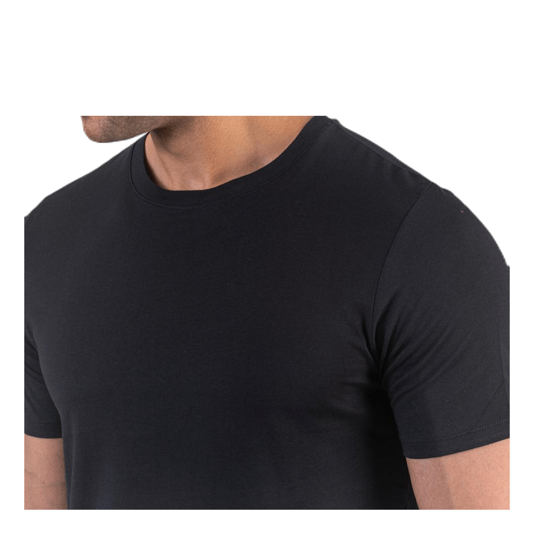 Organic Basic Tee Ss O-Neck Black