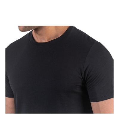 Organic Basic Tee Ss O-Neck Black