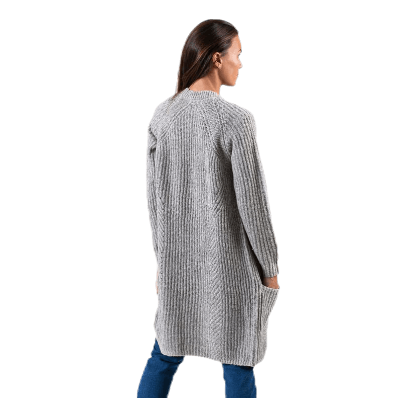 Bernice L/S Cardigan Knt Grey