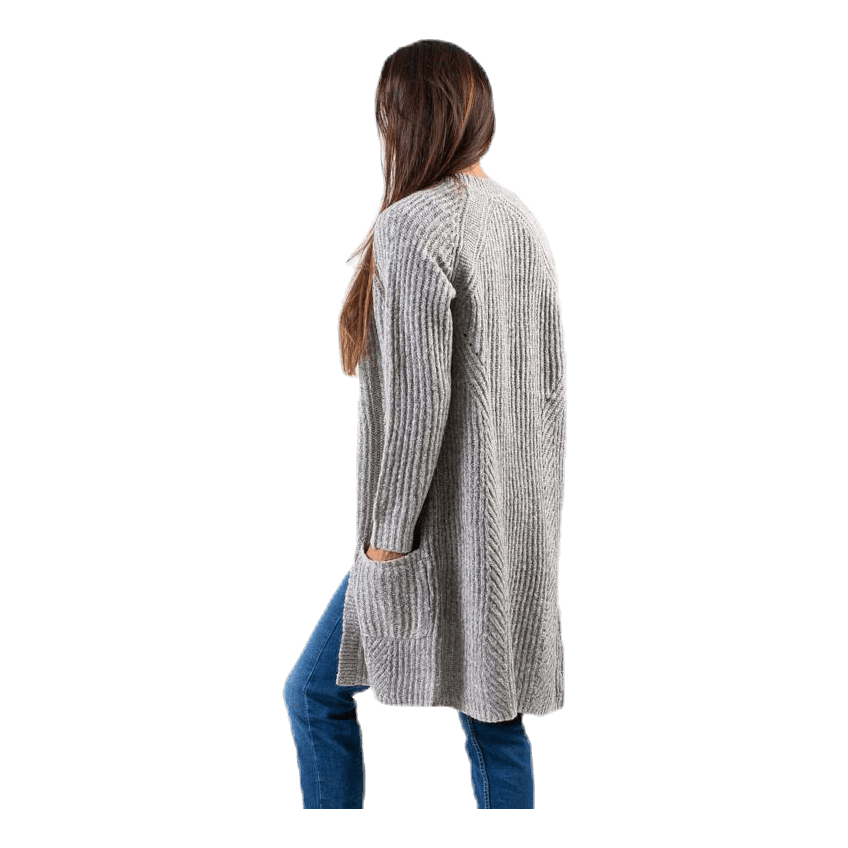 Bernice L/S Cardigan Knt Grey