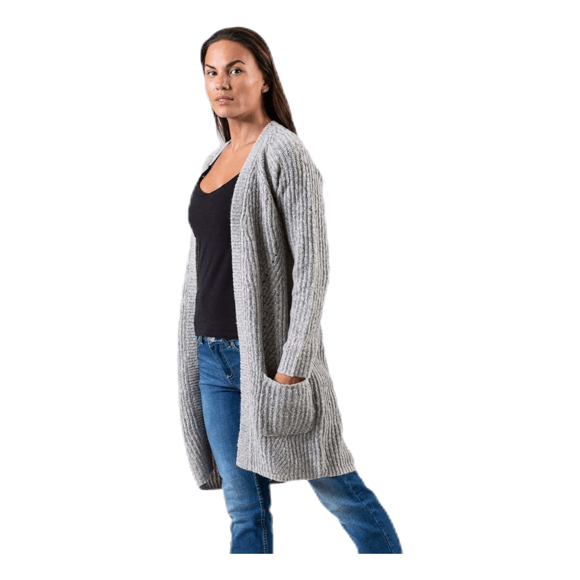 Bernice L/S Cardigan Knt Grey