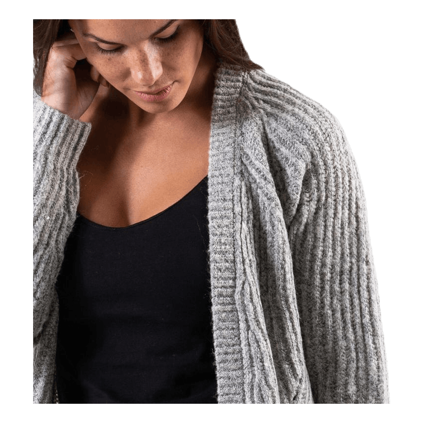Bernice L/S Cardigan Knt Grey