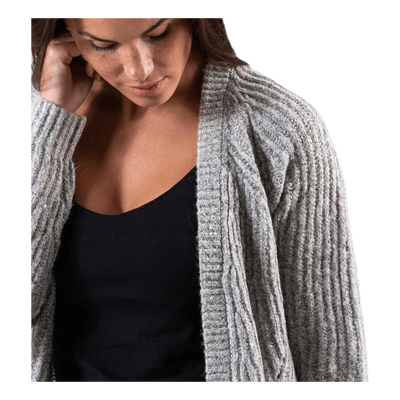 Bernice L/S Cardigan Knt Grey