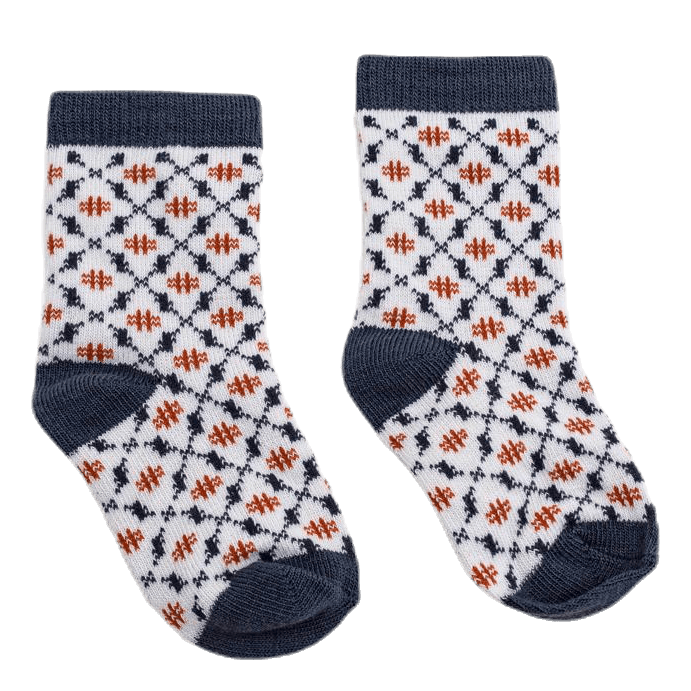 4-Pack Infant Wool Socks Blue
