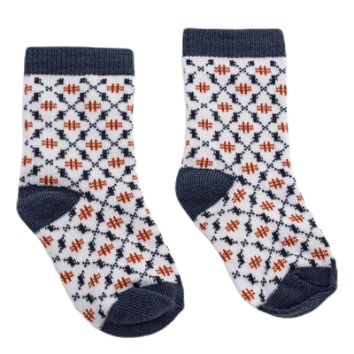 4-Pack Infant Wool Socks Blue