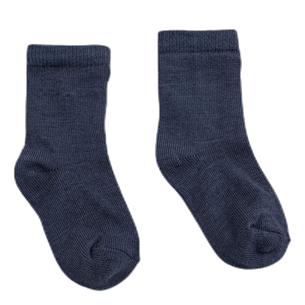 4-Pack Infant Wool Socks Blue