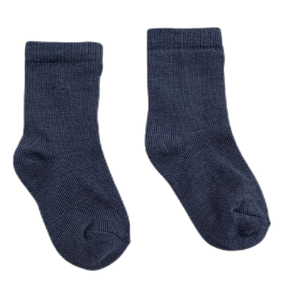 4-Pack Infant Wool Socks Blue