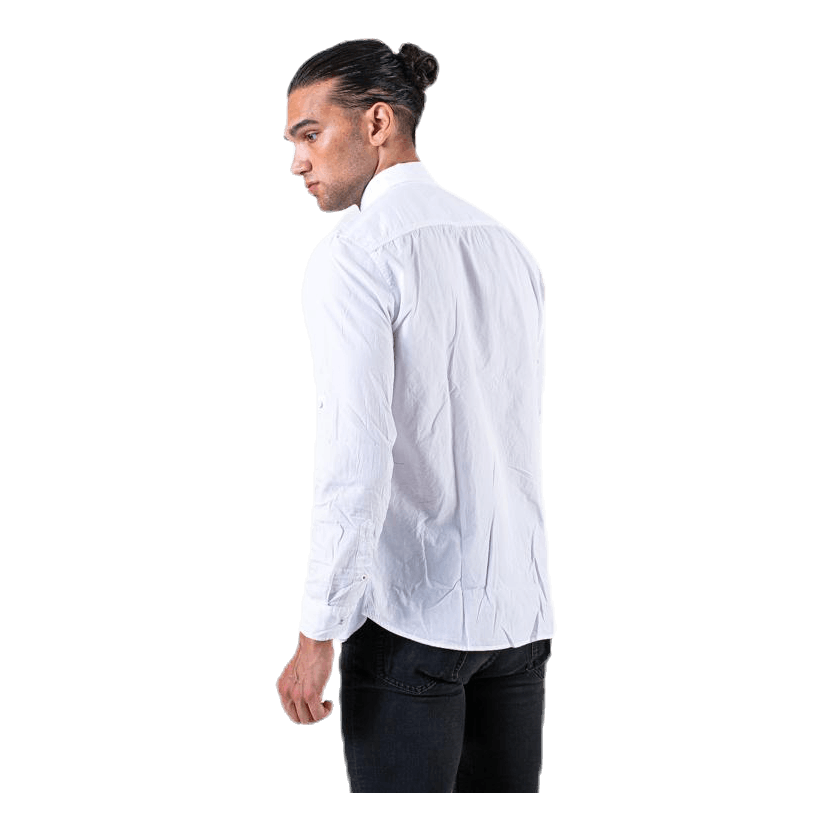 Lukas Poplin Shirt L/S White