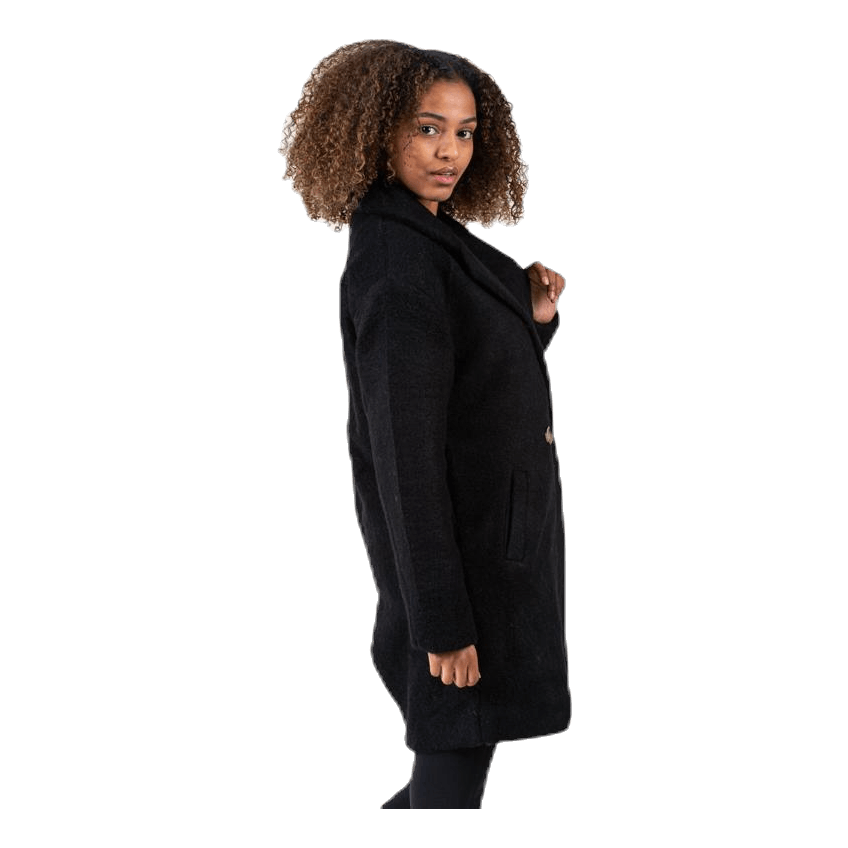 Nina Celeste Wool Coat Black