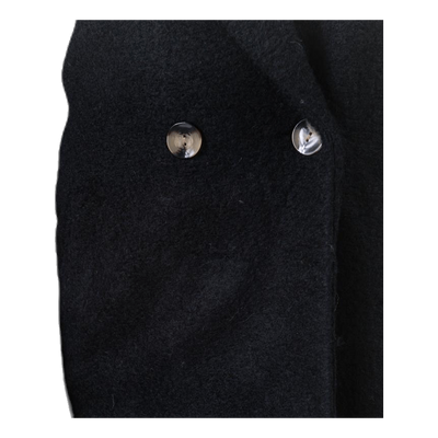 Nina Celeste Wool Coat Black
