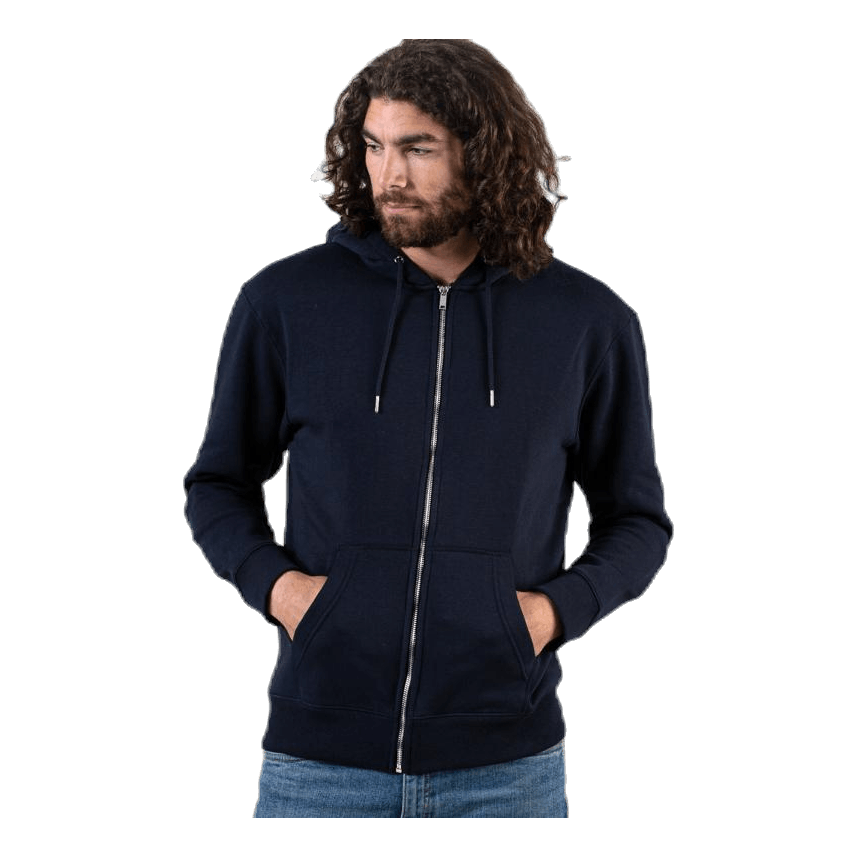 Soft Sweat Zip Hood Blue