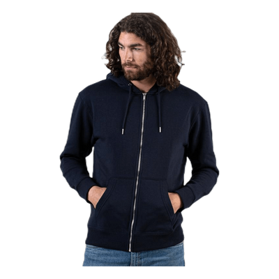 Soft Sweat Zip Hood Blue