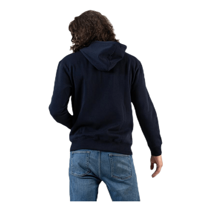 Soft Sweat Zip Hood Blue