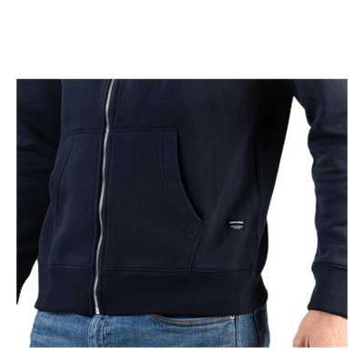 Soft Sweat Zip Hood Blue