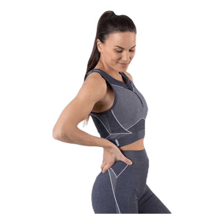 Fifi Life Circular Sports Bra Blue
