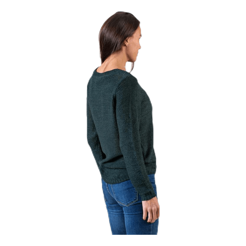 Geena Xo L/S Pullover Knt Green