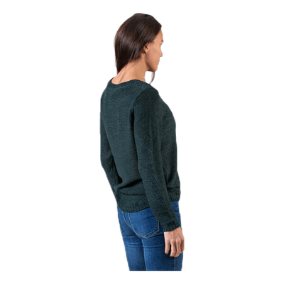 Geena Xo L/S Pullover Knt Green