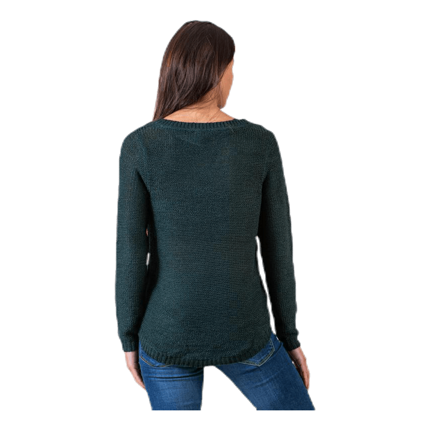 Geena Xo L/S Pullover Knt Green
