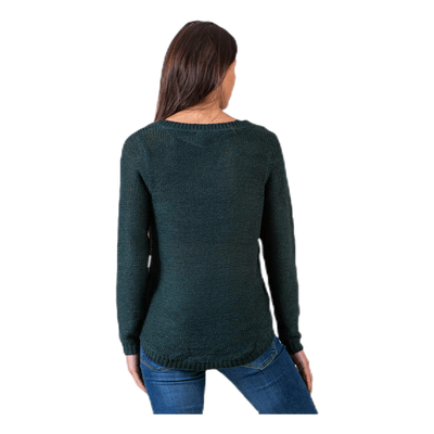 Geena Xo L/S Pullover Knt Green