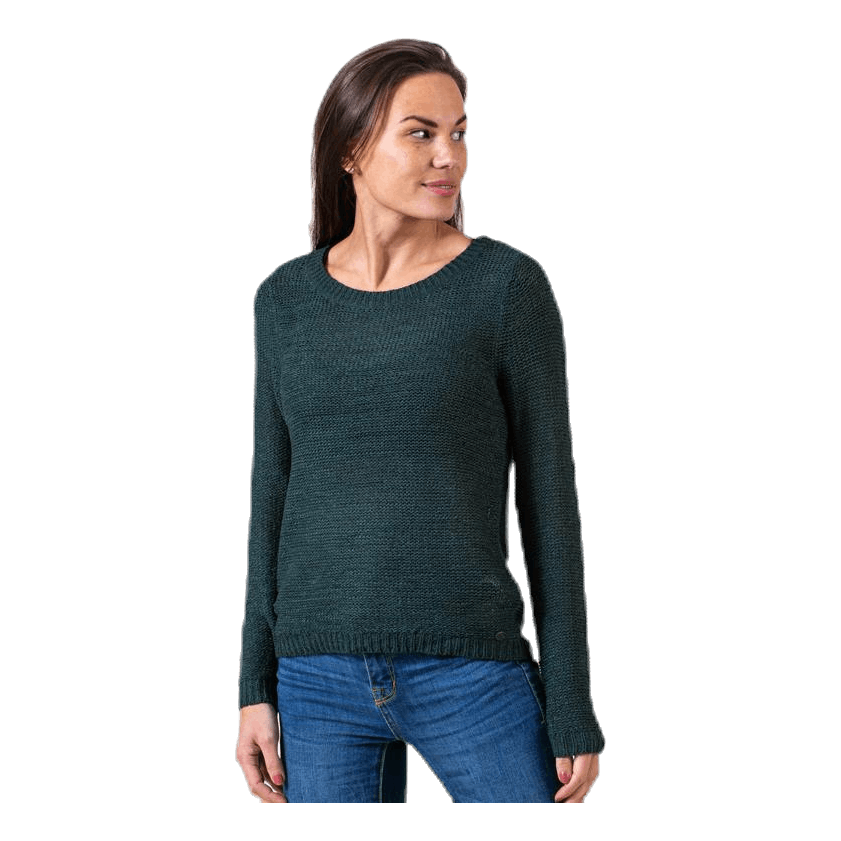 Geena Xo L/S Pullover Knt Green