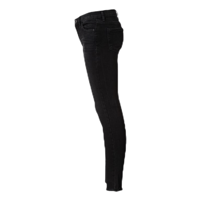 Blush Skinny Raw Jeans Black