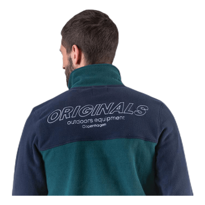 North Sweat Half Zip Blue