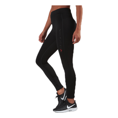 Performance Run Brushed Tights Black