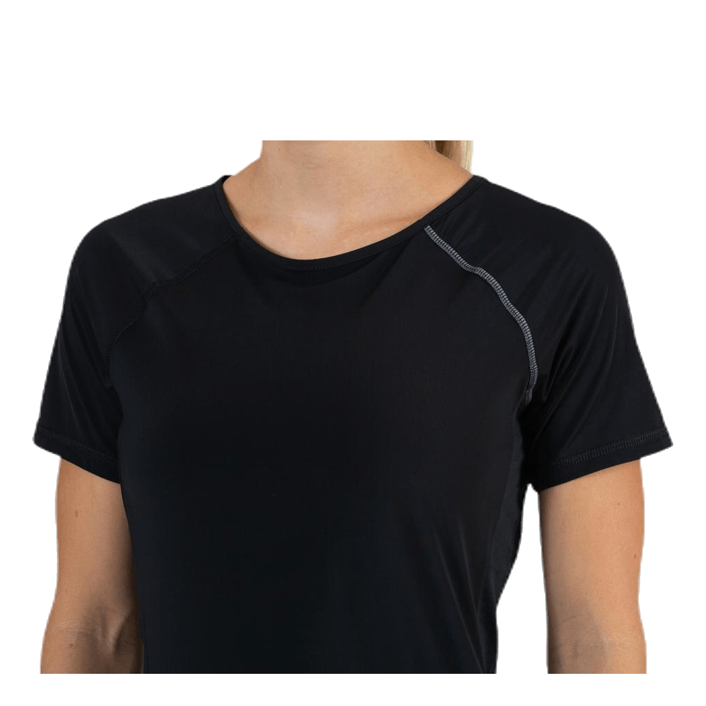 Performance Run  Ss Tee Black