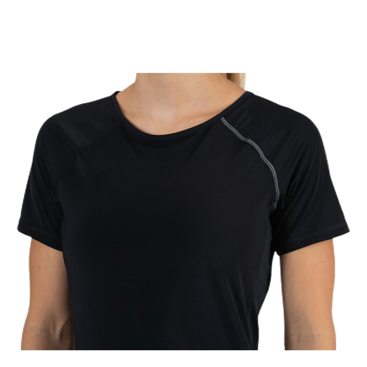 Performance Run  Ss Tee Black