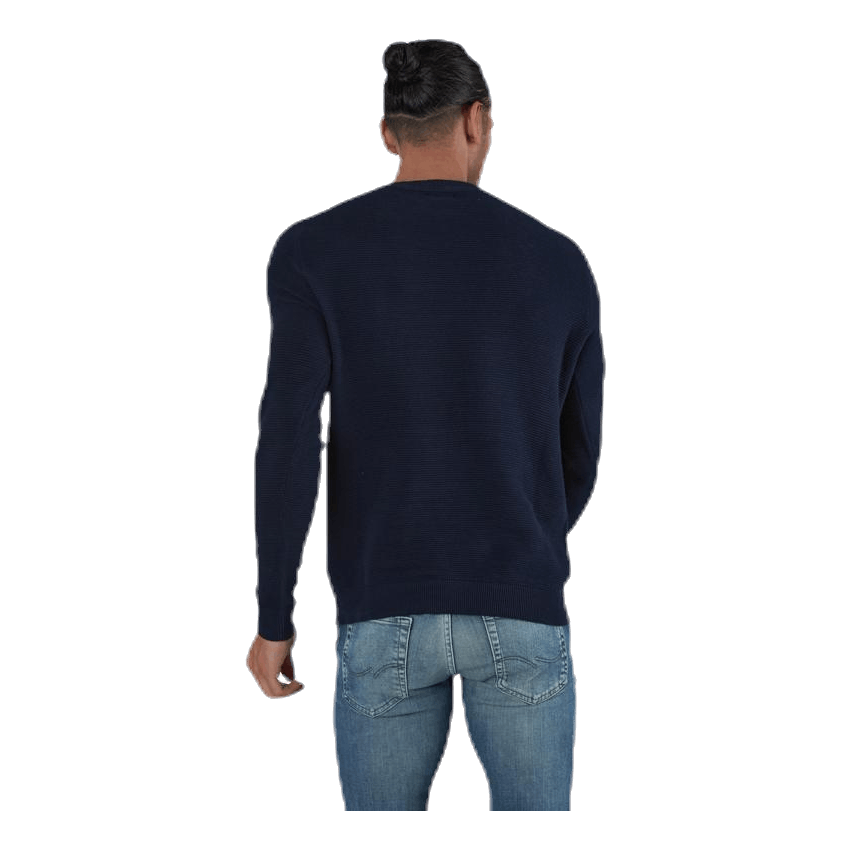 Liam Knit Crew Neck Blue