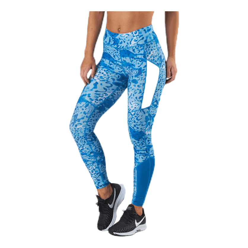 Angilia Life Aop Training Tights Blue