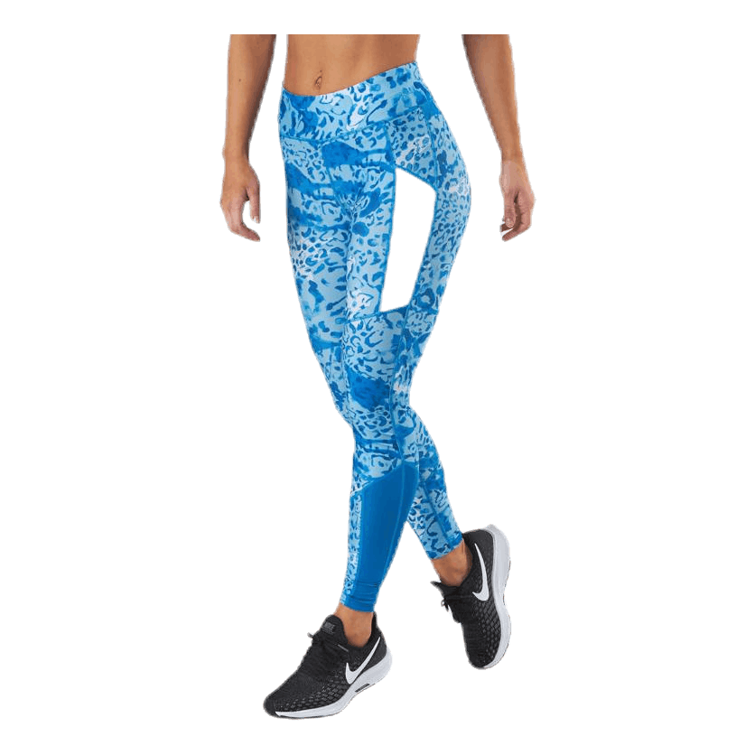 Angilia Life Aop Training Tights Blue