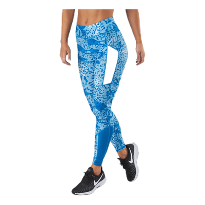 Angilia Life Aop Training Tights Blue