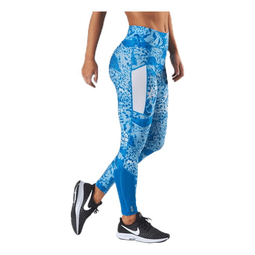 Angilia Life Aop Training Tights Blue