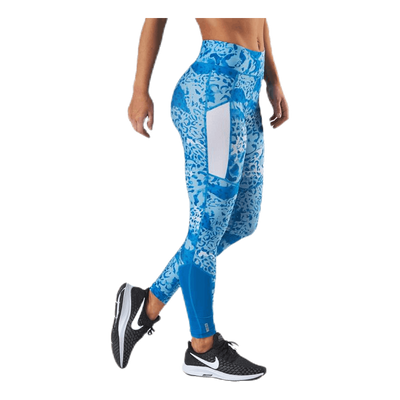 Angilia Life Aop Training Tights Blue