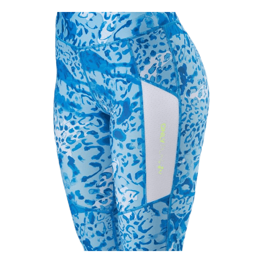 Angilia Life Aop Training Tights Blue