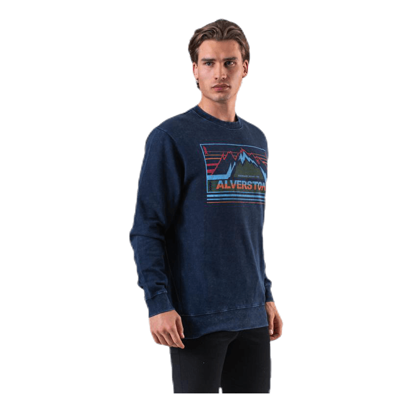 Manjaro Sweat Crew Neck Blue