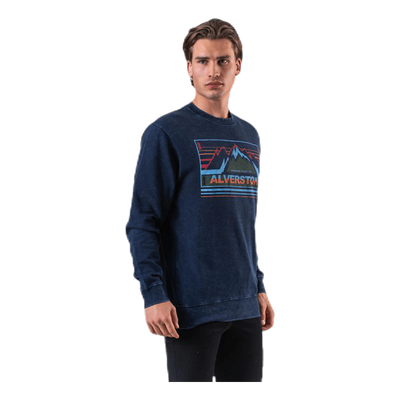 Manjaro Sweat Crew Neck Blue