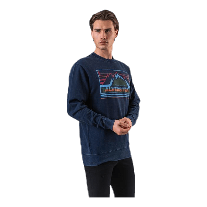 Manjaro Sweat Crew Neck Blue
