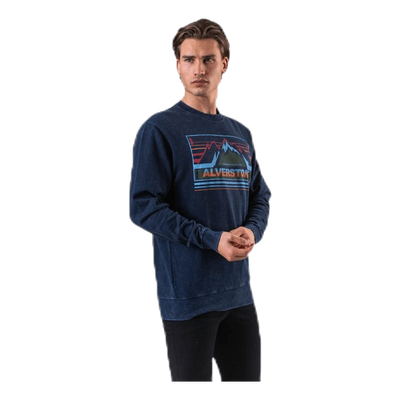 Manjaro Sweat Crew Neck Blue