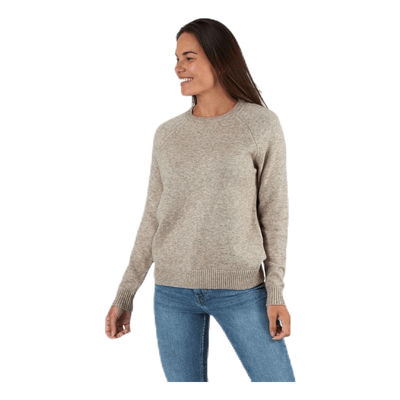 Lesly Kings L/S Pullover Knt Beige