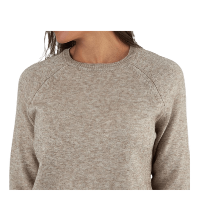 Lesly Kings L/S Pullover Knt Beige